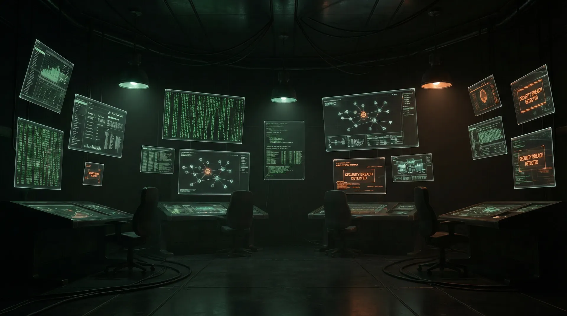 暗哨赌博平台安全监控中心全景